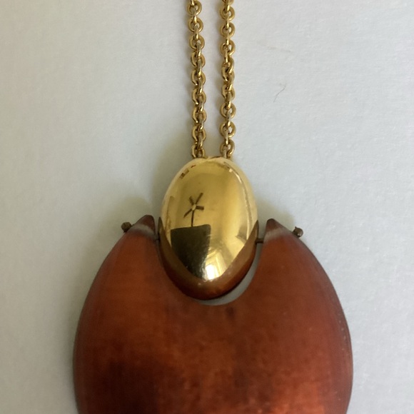 Alexis Bittar Pendant Necklace Gold Chain - Picture 5 of 16